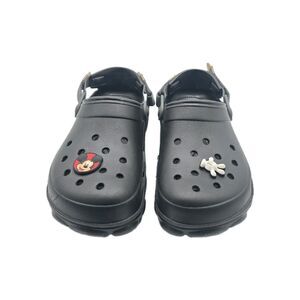 Crocs Classic All-Terrain Clog Black Mens 9 Womens 11 Adjustable Strap Sandals